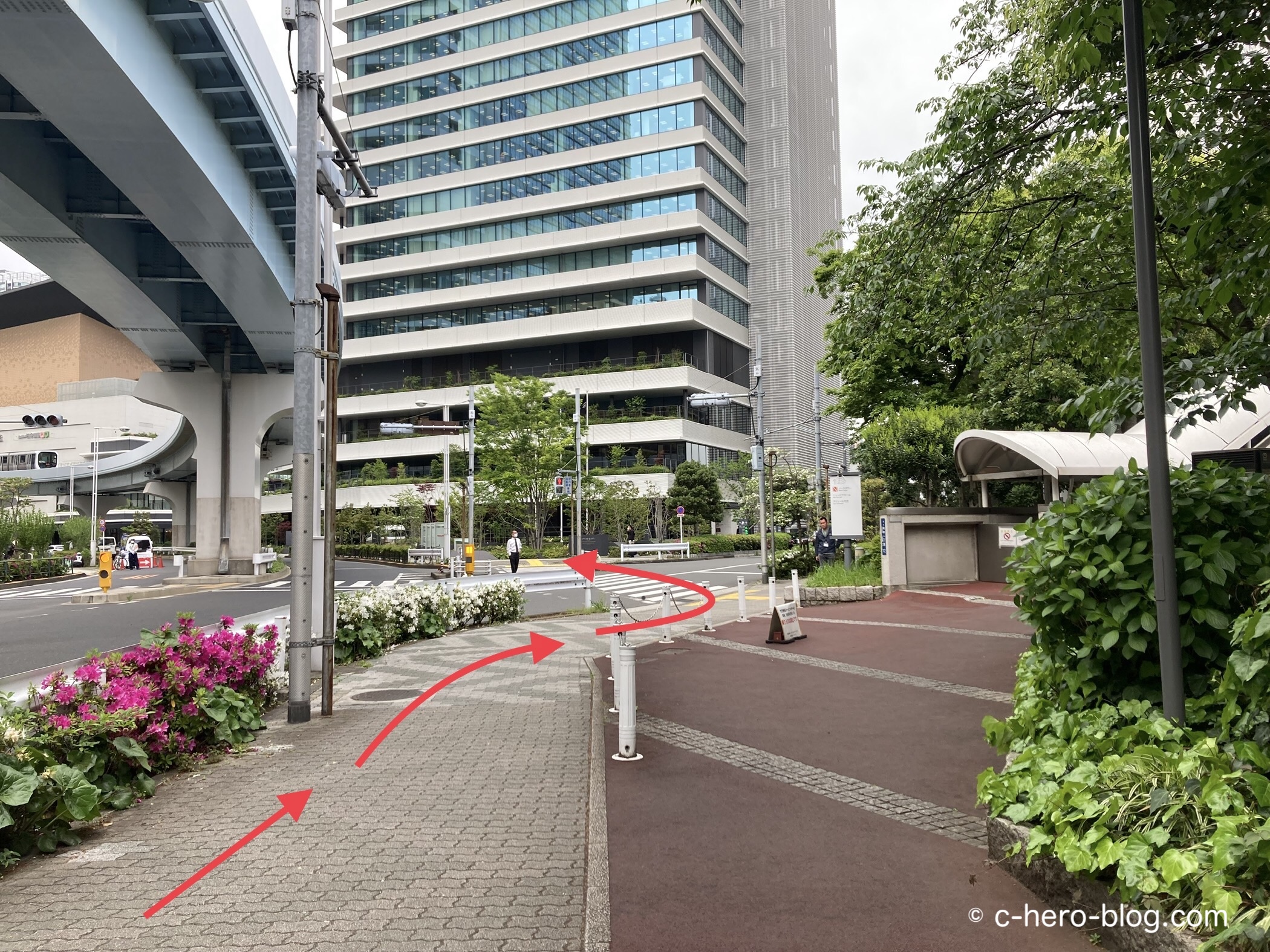 横断歩道を渡る / Cross the street