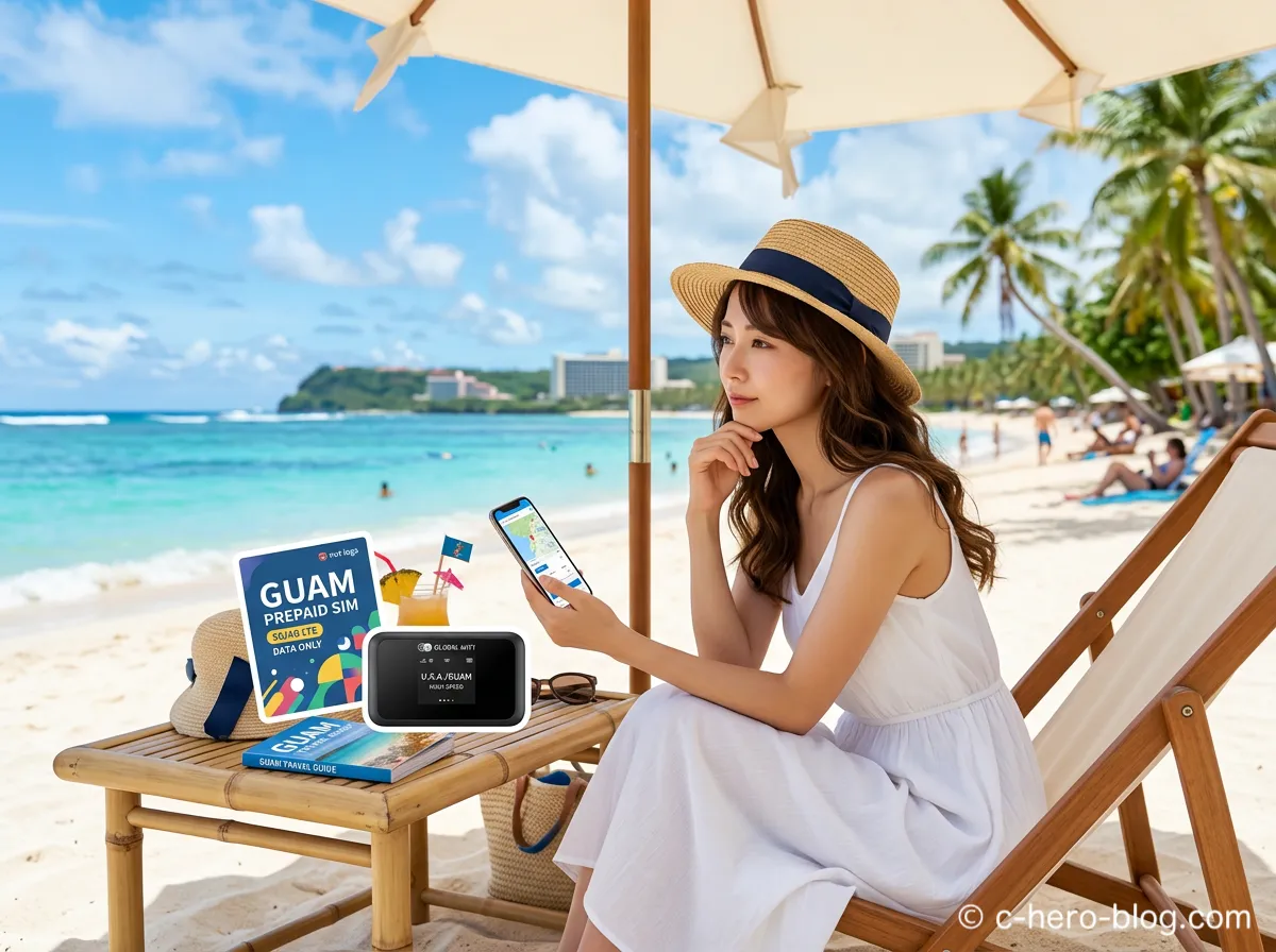 グアム旅行の通信手段比較